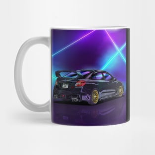 Subaru Impreza WRX STi Evo Eye Neonwave Mug